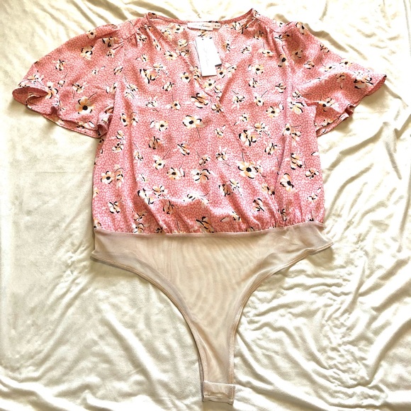 All in Favor Tops - NWT All in Favor Bodysuit